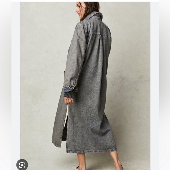 Free People Denim Jeans Duster - Picture 4 of 12